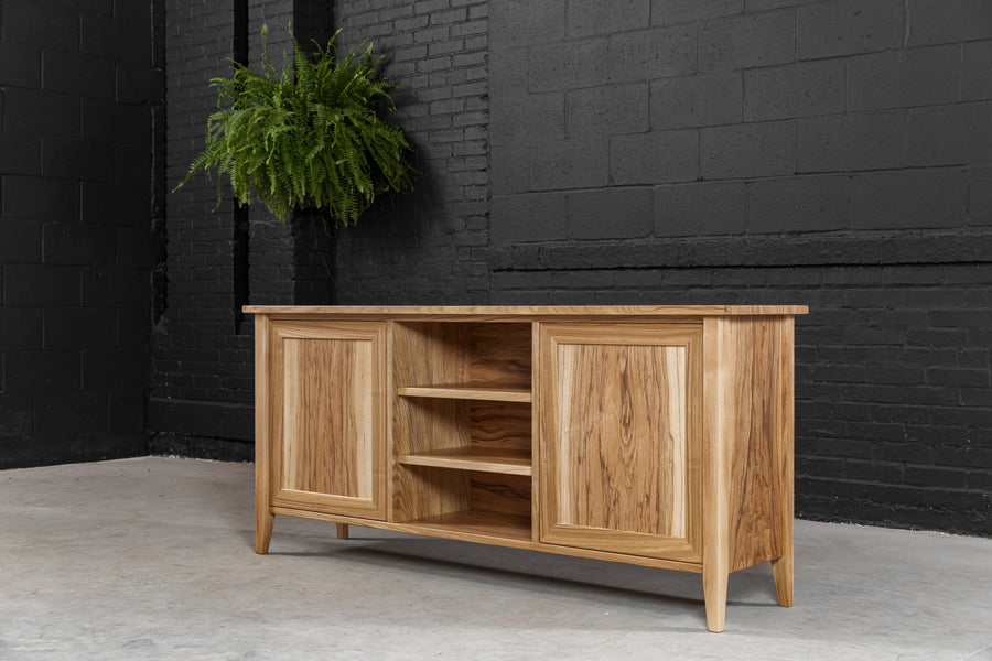 The Bolton Console - Bookmatch Wood Inlay