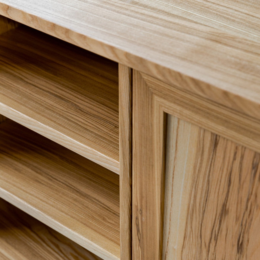 The Bolton Console - Bookmatch Wood Inlay