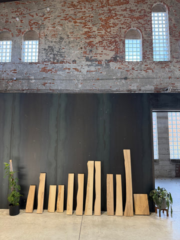 Sandtown Shelves- Ash (Live Edge)