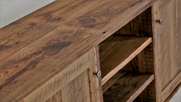 The Bolton Console - Rustic Pine